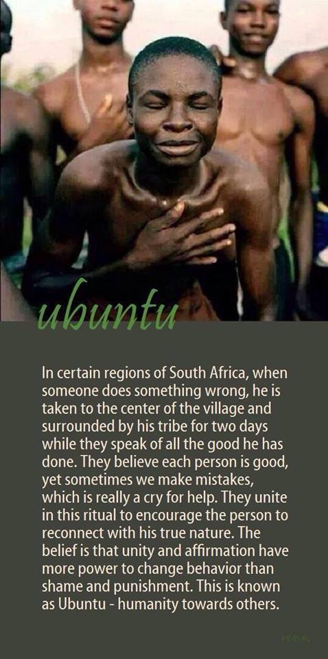 In the Pain There Is Ubuntu Tribe