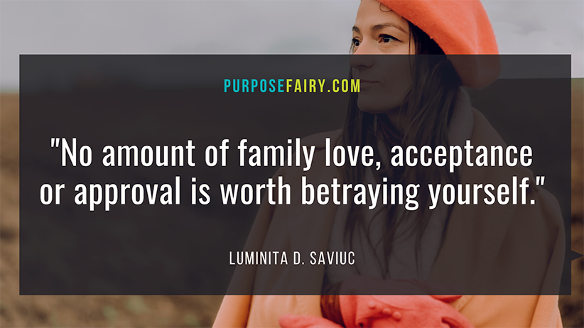 How to Find the Courage to Disappoint Your Family to Be True to Yourself